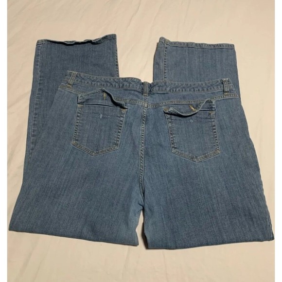 Daisy Fuentes Blue Straight Leg Jeans 22W - Picture 4 of 8